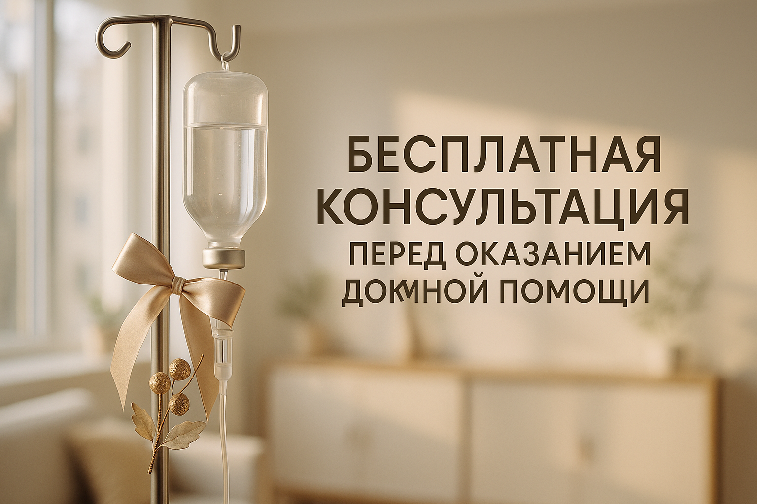 Бесплатная консультация перед оказанием помощи на дому