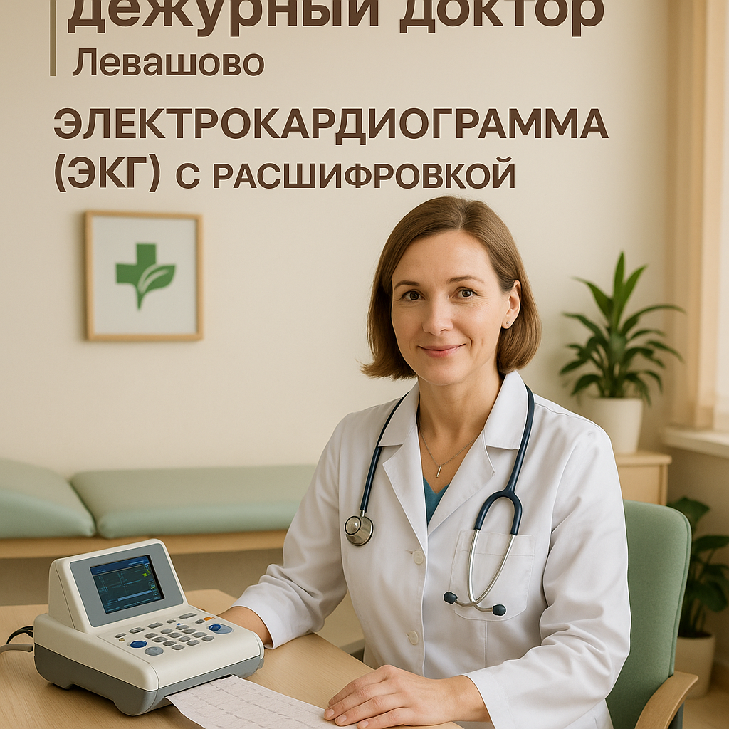 Электрокардиограмма (ЭКГ) с расшифровкой